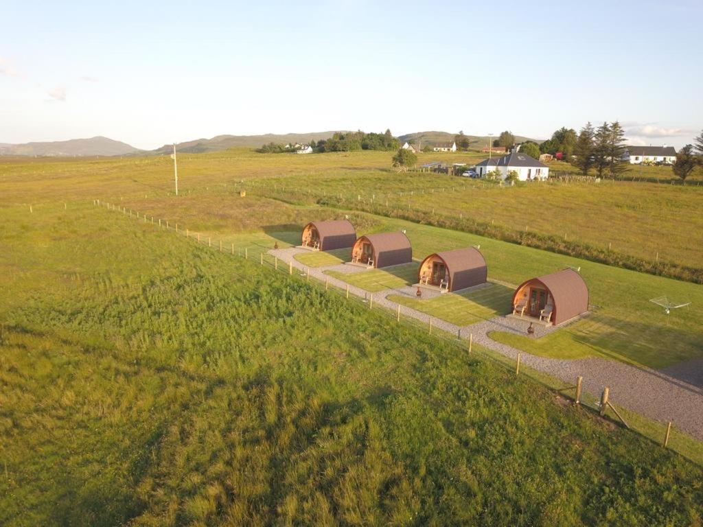 ポートリー Skeabost View Pods Skyeヴィラ エクステリア 写真